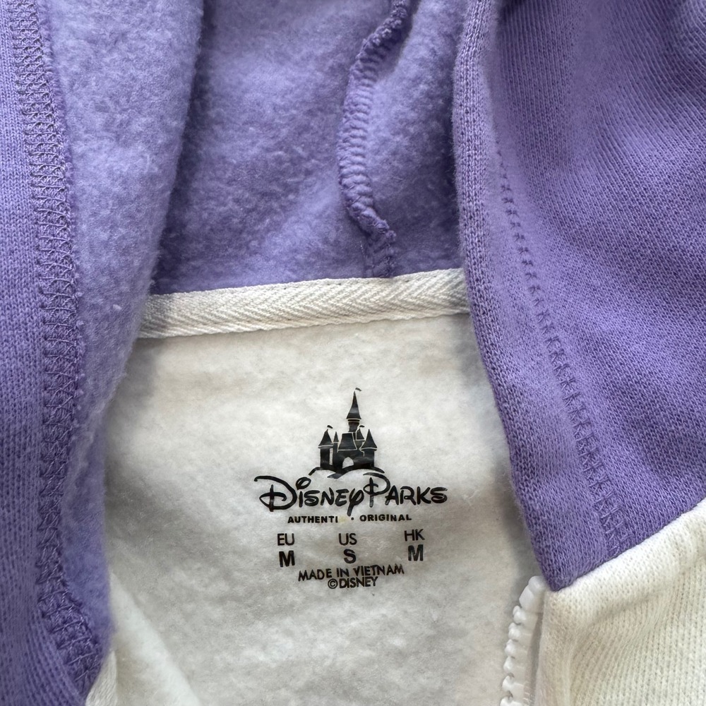 Disney Parks Buzz Lightyear Toy Story Zip Up Hoodie Adult Small White Green - Picture 2 of 5